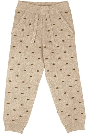 Fliink Benna Dot Pant Bottoms Sweatpants Beige