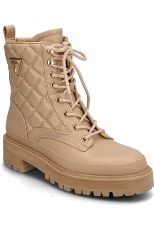 Guess Badae2 Shoes Boots Ankle Boots Ankle Boots With Heel Beige