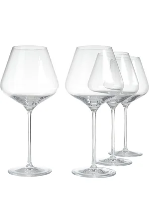 aida Connoisseur Extravagant - Glas Lysere Rødvine 4 Stk No. 1 D11Xh25 Cm, 71 Cl Gaveæske Home Tableware Glass Wine Glass Red Wine Glasses Nude