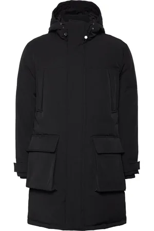Reiss Mission Parka Takki Black