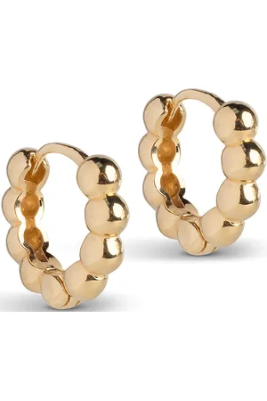 Enamel Ball Small Hoops Accessories Jewellery Earrings Hoops Gold