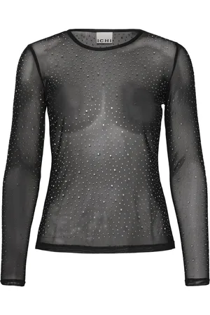 Ichi Ihovolia Ls Tops T-shirts & Tops Long-sleeved Black