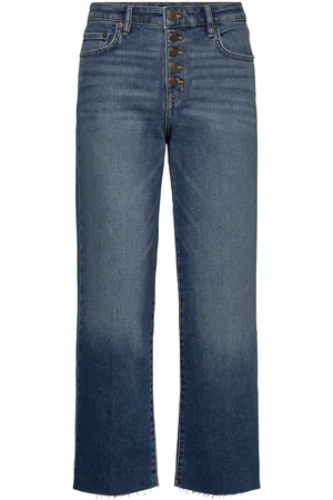 Ralph Lauren High-Rise Relaxed Straight Ankle Jean Bottoms Jeans Straight-regular Blue