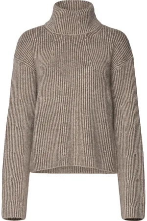 mbyM Kemina-M Tops Knitwear Turtleneck Beige