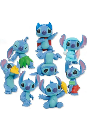 Disney Disney Stitch Figure Set 8 Pack 7 Cm Toys Playsets & Action Figures Play Sets Multi/patterned