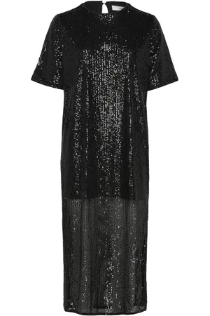 INWEAR Barbaraiw Long Dress Polvipituinen Mekko Black
