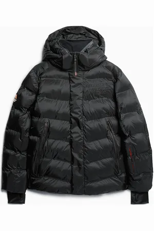 Superdry Ski Sport Puffer Jacket Sport Men Sport Clothing Sport Outerwear Sport Jackets Sport Padded Jackets Black