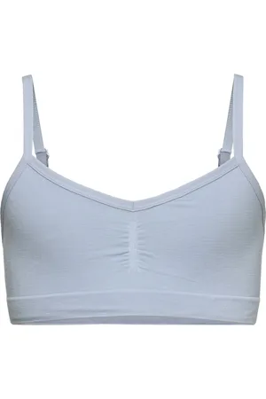 Lindex Top Seamless V Neck Night & Underwear Underwear Tops Blue