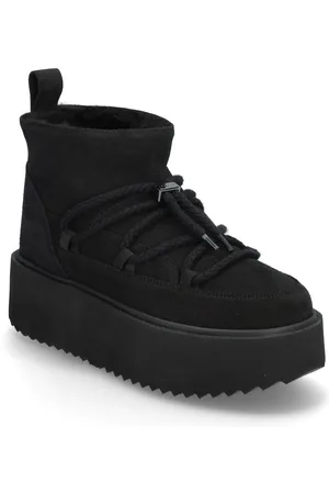 INUIKII Classic Low Platform Shoes Wintershoes Black