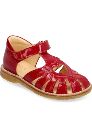 ANGULUS Sandals - Flat - Closed Toe Shoes Summer Shoes Sandals Red