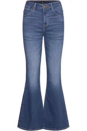 Lee Breese Bottoms Jeans Boot Cut Blue