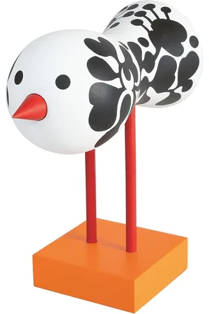 Design House Stockholm Birds 1967 No.3 Home Decoration Decorative Accessories-details Wooden Figures White