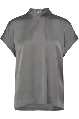 Dante 6 Opium Top Tops Blouses Short-sleeved Grey