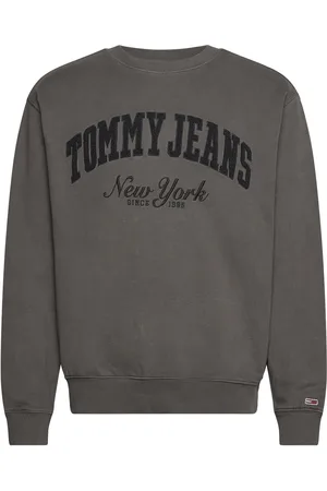 Tommy Hilfiger Tjm Rlx Vintage Varsity Crew Tops Sweat-shirts & Hoodies Sweat-shirts Grey