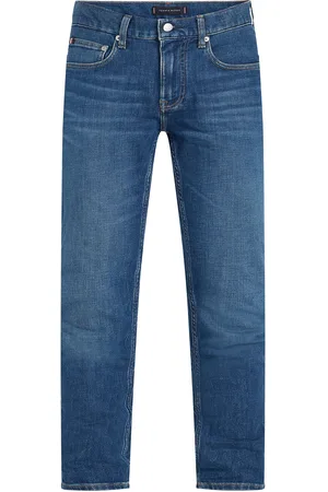 Tommy Hilfiger Straight Denton Str Noah Indigo Bottoms Jeans Tapered Blue