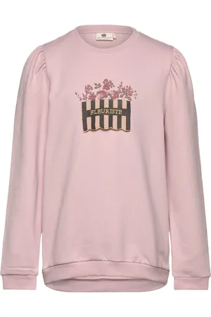 EN FANT Blouse Ls Sweat Tops Sweat-shirts & Hoodies Sweat-shirts Pink