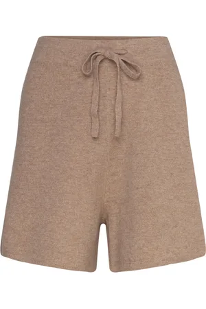 Davida Cashmere Sporty Shorts Shortsit Brown