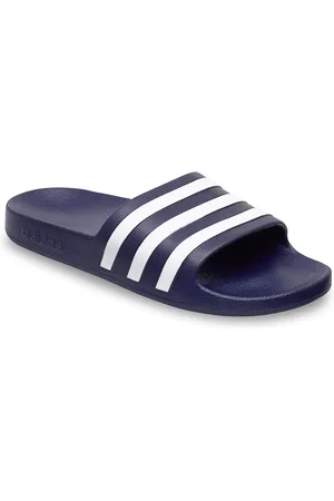 adidas Adilette Aqua Sport Summer Shoes Sandals Pool Sliders Blue