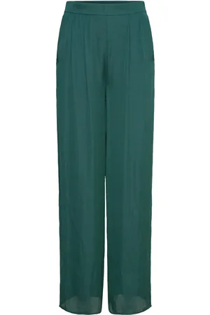 Rosemunde Messina Trousers Bottoms Trousers Wide Leg Green