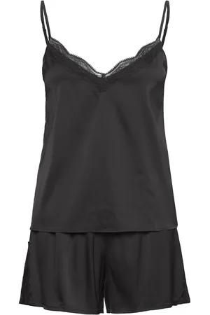 Rosemunde Rhjasmine Woven Nightset Pyjama Black
