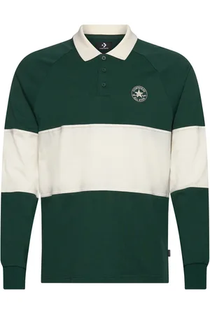 Converse Retro Chuck Ls Marquis Polo Sport Men Sport Clothing Sport Tops Sport Polos Sport Long-sleeved Polos Green