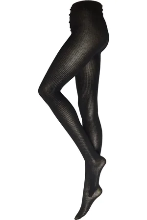 Lindex Tights Wool Rib Lingerie Pantyhose Black
