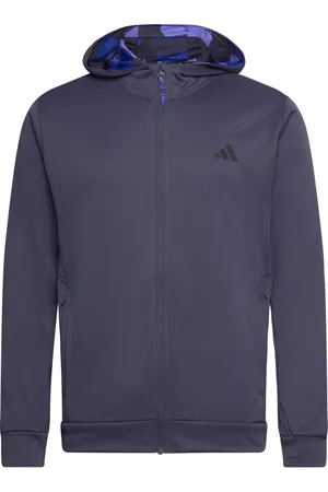adidas Camo Fz Hd Sport Women Sport Clothing Sport Sweat-shirts & Hoodies Sport Hoodies Navy