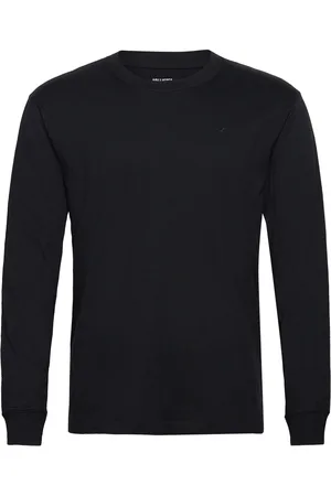 Hollister Hco. Guys Knits Tops T-shirts Long-sleeved Black