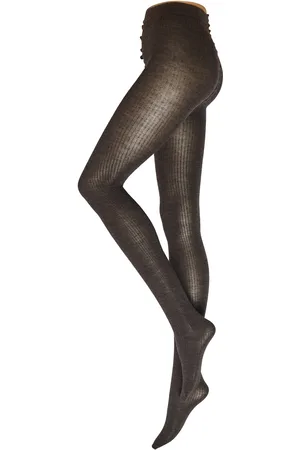 Lindex Tights Wool Rib Lingerie Pantyhose Black