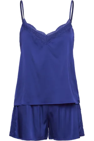 Rosemunde Rhjasmine Woven Nightset Pyjama Blue