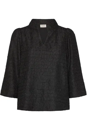 FRANSA Frheba Bl 2 Tops Blouses Long-sleeved Black