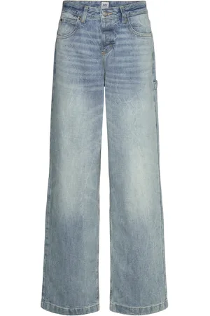 Lee Loose Carpenter Bottoms Jeans Wide Blue