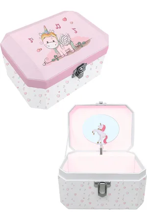 Barbo Toys Lillie And Ellie - Music Box - Unicorn Accessories Kids Jewellery Jewellery Boxes Multi/patterned