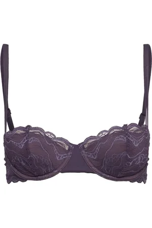 Calvin Klein Lightly Lined Balc Tte Lingerie Bras & Tops Balc Tte Bras Purple