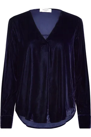 Rosemunde Aomi Shirt Tops Blouses Long-sleeved Navy