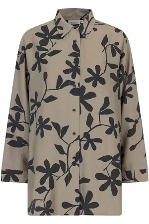 Masai Maidette Tops Shirts Long-sleeved Beige