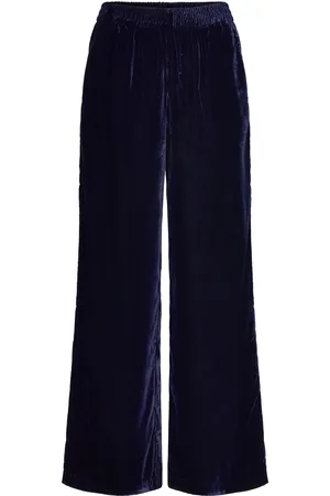 Rosemunde Aomi Trousers Bottoms Trousers Wide Leg Navy