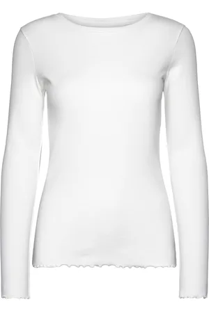 Hunkemöller Long-Sleeved Pyjama Top Toppi White