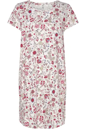 Lindex Nightdress Aop Yöpaita Red