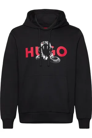 HUGO BOSS Dueleyo Tops Sweat-shirts & Hoodies Hoodies Black