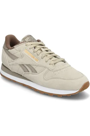 Reebok Leather Sport Men Sport Shoes Sport Sneakers Sport Low Top Sneakers Beige