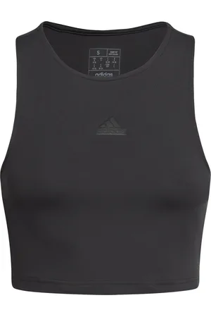 adidas W Ce Crop Tnk Sport Women Sport Clothing Sports Tops & T-shirts Sport Crop Tops Sport Sleeveless Crop Tops Black