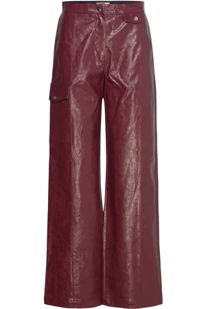 Baum und Pferdgarten Nuvin Bottoms Trousers Leather Leggings-Housut Burgundy
