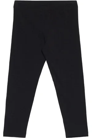Lindex Leggings Solid Basic Sj Bottoms Leggings Black