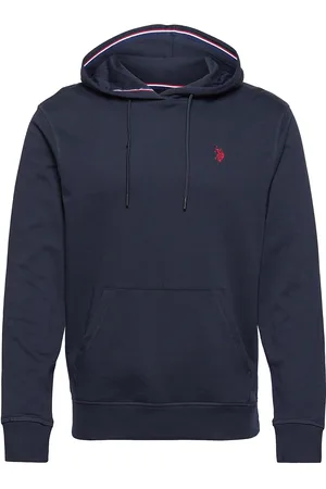 U.S. Polo Assn. Uspa Sweatshirt Brayden Men Tops Sweat-shirts & Hoodies Hoodies Blue