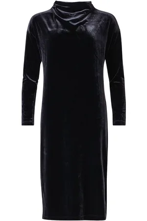 Ivo Nikkolo Long Sleeve Dress, Dametina 2 Polvipituinen Mekko Black