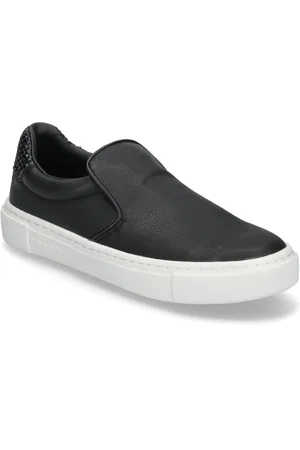 Calvin Klein Cupsole Slip On - Woven Lth Tennarit Sneakerit Black