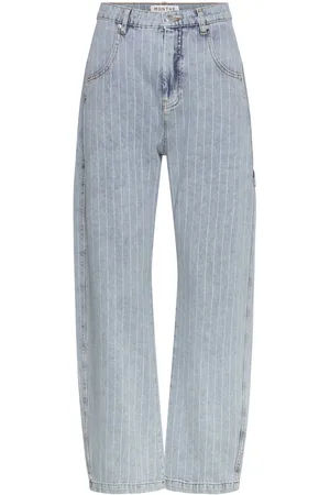 Munthe Shimo Bottoms Jeans Boyfriend Jeans Blue