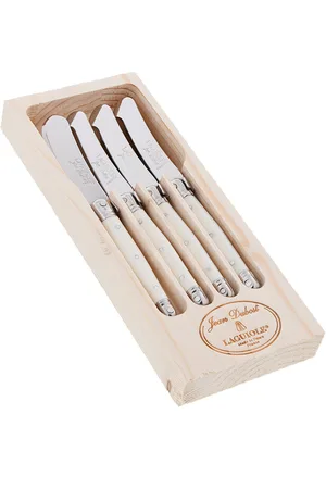 Jean Dubost Smørkniv 4 Stk Laguiole Home Tableware Cutlery Butter Knives Cream