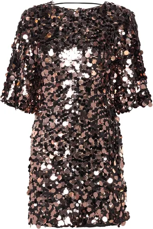 Copenhagen Muse Cmsequince-Dress Lyhyt Mekko Gold